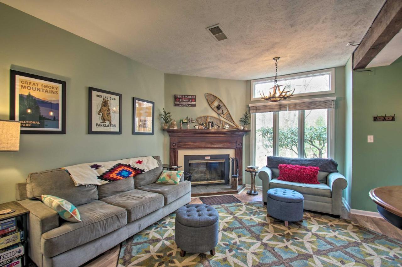 Wintergreen Resort Mountain Condo With Pool Access! Lyndhurst Esterno foto